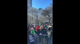 Supporters Rally Outside Court for Luigi Mangione During Hearing