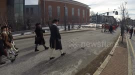 Colonials Chase The British Out of Salem In Reenactment Held Saturday