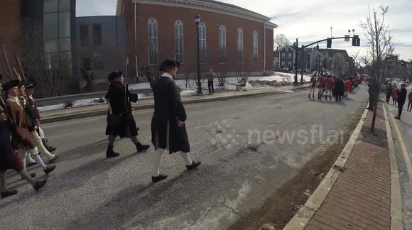 Colonials Chase The British Out of Salem In Reenactment Held Saturday