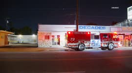 US, Los Angeles: Reseda Los Angeles Fire Department Investigates Mysterious Dumped Barrels