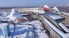 China sees booming winter tourism during Spring Festival travel rush