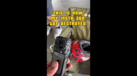 360 camera stick breaks during high-speed track day at Tailem Bend