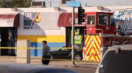 US, Los Angeles: East Los Angeles Nitrous Oxide Explosion