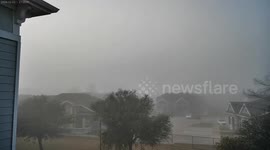 US: Widespread Fog Advisory Issued As Dense Fog Engulfs Texas