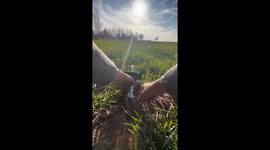 Chinese man tests homemade mini 