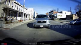 Man Chucks Drink at Car after Driving Incident