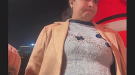 Strangers unknowingly walk into a person's video before leaving in Chandigarh, India