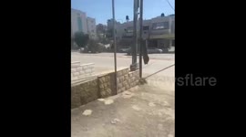 Israeli army bulldozers are on the way to Nour Shams refugee camp