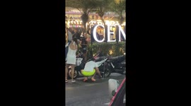 Tourist breaks police wheel lock on his illegally parked motorcycle