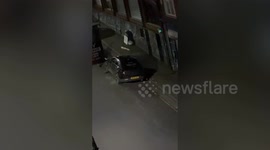 Man smashes up EV in apparent protest against Elon Musk