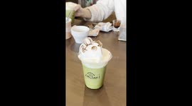 Latte magic: Harajuku café serves up adorable foam art