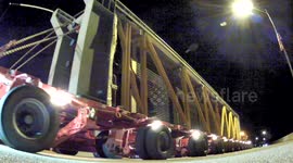 20160711 - Super Load moving across Susquehanna River Bridge (Cuts)