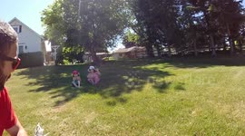 Drone tooth pull gone wrong (funny)