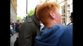 DUPLICATE Idris Elba signs autographs for fans on his way to Star Trek premiere