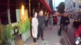 Barry Gibb Outside Sexy Fish Resturant