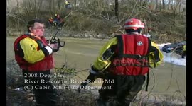 200812/22 #2 - River Rescue on River Road, Potomac, Md