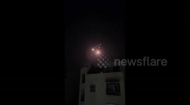 Syria: Launch of signal flares in the sky of the city of Deir ez-Zor