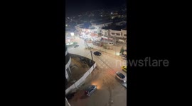 Palestine: Israeli soldiers deploy near Al-Zayed roundabout in Jenin city amid the ongoing assault on the city for the 39th consecutive day