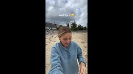 Woman Finds Odd Shell On Beach