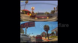 Lady Jumps On My Car and Follows Me