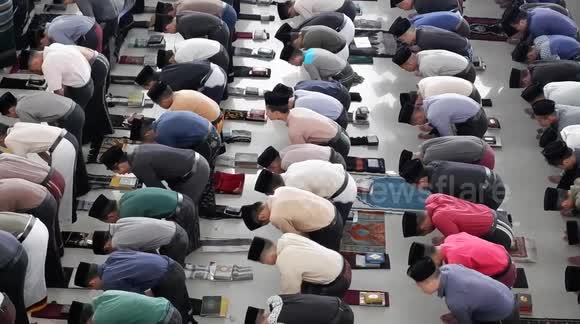 Muslim Activities On The First Day Of Fasting In Indonesia