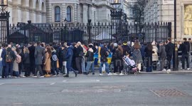 10 Downing Street is cleared for the arrival of President Zelensky