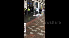 UK: People took to the streets in Glasgow in support of Palestine