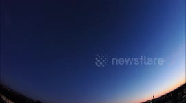Night sky reveals some of the Planetary Parade above Kent, UK