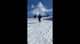 Skiing got boring, so lads invented hilarious snow spinning