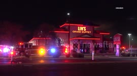 US, Phoenix: Phoenix First Alarm Chinese Restaurant Fire