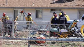 US, Los Angeles: Hesperia Male Rescued After Fall Into Hole Part 1