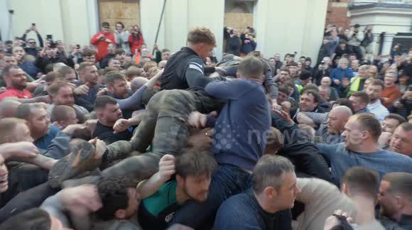 Brutal Atherstone Ball Game takes place in Warwickshire, UK