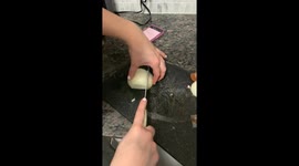 Cat appears to tear up while owner cuts onions in Ontario