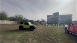 Mexico: Coyote Snared In Schoolyard Saved By Brave Rescuers