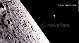 Blue Ghost spaceship captures close-up footage of the Moon