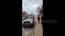 Syria: Clashes taking place in the city of Al-Sanamain, north of Daraa, during a security operation carried out by the Public Security Directorate against an armed group led by the so-called 