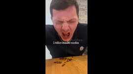 Brave TikToker attempts to eat 'world's hottest noodles' that are 1 MILLION Scoville