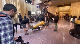CA: Preparations for The 97th Academy Awards Red Carpet