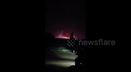 Lebanon: Video of the powerful explosions happening in the south now