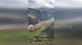 Spain: Helicopter Captures Stunning Video of Raging Forest Fire