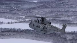 Norway: Royal Marines Storm Norway Mountains in Daring Helicopter Drop