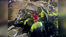 Italy: Woman Rescued Alive After 24 Hours Trapped in Collapsed Building Rubble