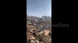 The footage illustrates the Jenin camp