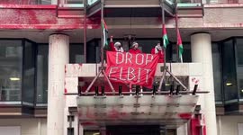 UK: Actionists took the fight against the Israeli weapons industry to the heart of London