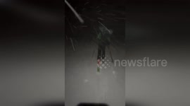 Spain: Rescue Officers Walk Two Hours Through Snow To Save Four Trapped in Car