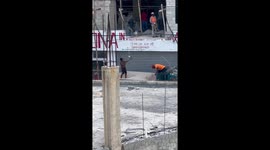 Workers Shovel in Sync