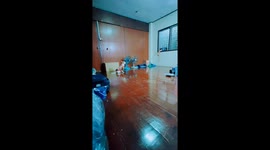 Owner teaches pet dog how to retrieve keys when he is locked inside