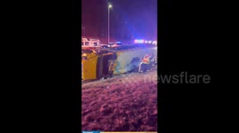 US: 13 Injured, School Bus Overturns on Garden State Parkway in New Jersey 2