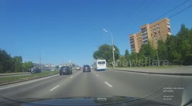 Shocking Chain Reaction of Collisions