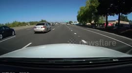 Swerving Car Causes Multiple Collisions